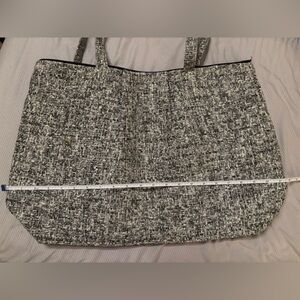Bib beach/pool bag Bijoux Terner Elegant Black Fabric